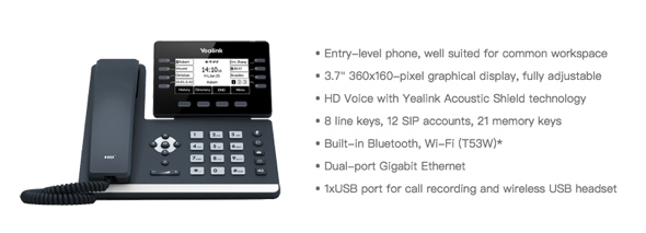 Yealink T53 E2 IP Telefon